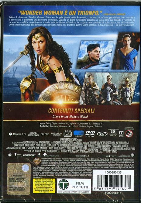 Wonder Woman (DVD) di Patty Jenkins - DVD - 2