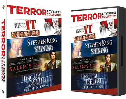 Terror 4 TV Series Collection Stephen King (7 DVD) di Tommy Lee Wallace,Mick Garris,Mikael Salomon,Rob Bowman,Mark Haber,Brian Henson - DVD