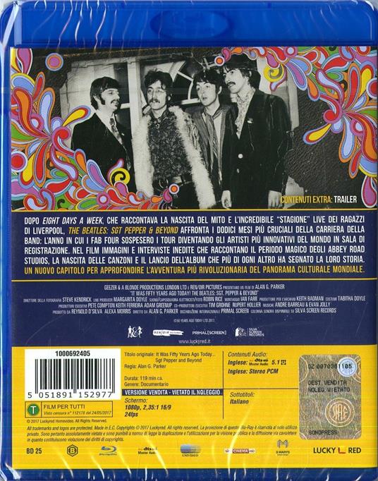 Beatles. Sgt Pepper & Beyond (Blu-ray) di Alan G. Parker - Blu-ray - 2