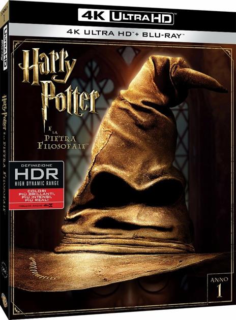 Harry Potter e la pietra filosofale (Blu-ray + Blu-ray 4K Ultra HD) di Chris Columbus