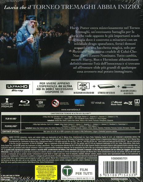 Harry Potter e il calice di fuoco (Blu-ray + Blu-ray 4K Ultra HD) di Mike Newell - 2
