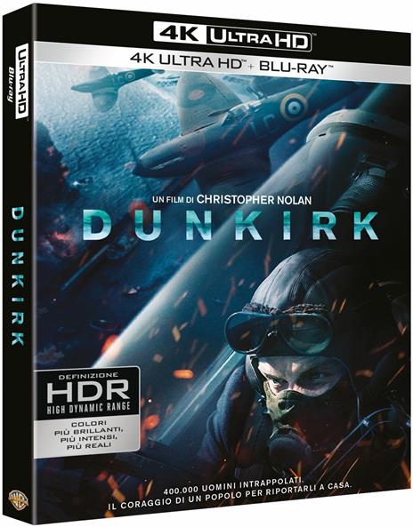 Dunkirk (Blu-ray + Blu-ray 4K Ultra HD) di Christopher Nolan - Blu-ray + Blu-ray Ultra HD 4K
