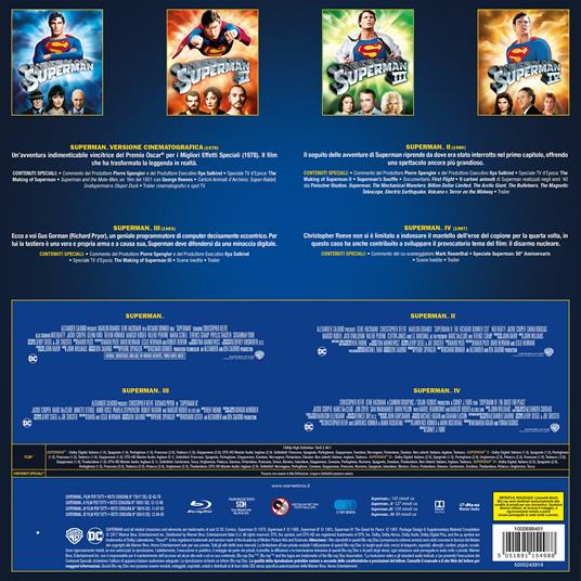 Superman Anthology. Vinyl Edition (4 Blu-ray) di Richard Donner,Sidney J. Furie,Richard Lester - 3