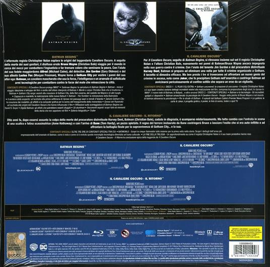 Il cavaliere oscuro. The Dark Night Trilogy. Vinyl Edition (5 Blu-ray) di Christopher Nolan - 4