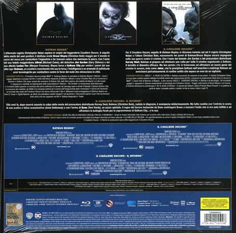 Il cavaliere oscuro. The Dark Night Trilogy. Vinyl Edition (5 Blu-ray) di Christopher Nolan - 4
