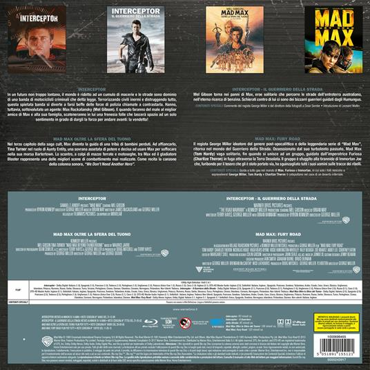 Mad Max Anthology. Vinyl Edition (4 Blu-ray) di George Miller,George Ogilvie - 3