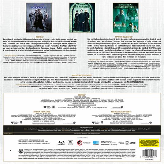 Matrix Collection. Vinyl Collection (3 Blu-ray) di Andy Wachowski,Larry Wachowski - 3