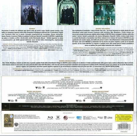 Matrix Collection. Vinyl Collection (3 Blu-ray) di Andy Wachowski,Larry Wachowski - 4