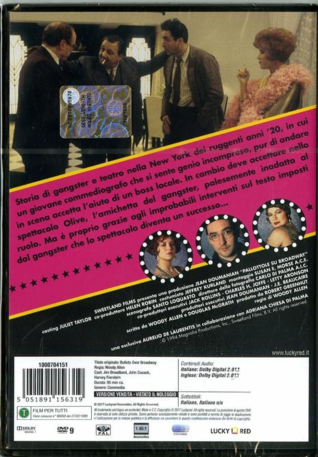 Pallottole su Broadway (DVD) di Woody Allen - DVD - 2