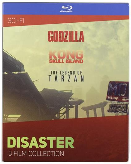 Disaster 3 Film Collection (3 Blu-ray) di Gareth Edwards,Jordan Vogt-Roberts,David Yates