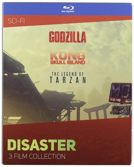 Disaster 3 Film Collection (3 Blu-ray) di Gareth Edwards,Jordan Vogt-Roberts,David Yates