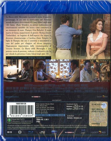 La ruota delle meraviglie (Blu-ray) di Woody Allen - Blu-ray - 2