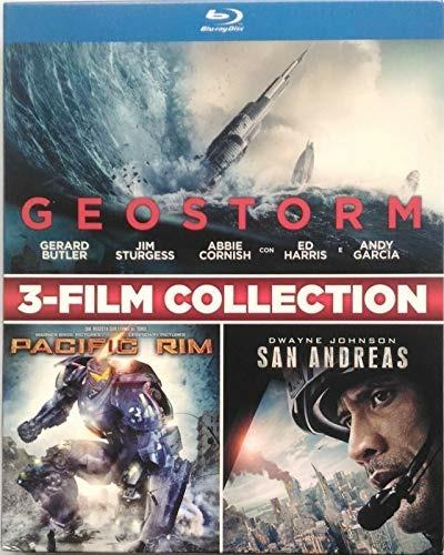 Geostorm - Pacific Rim - San Andreas (3 Blu-ray) di Guillermo Del Toro,Dean Devlin,Brad Peyton - Blu-ray