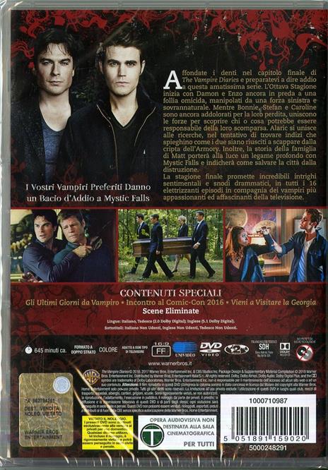 Vampire Diaries. Serie completa (38 DVD) - DVD - Film di Chris Grismer ,  Wendey Stanzler Fantastico