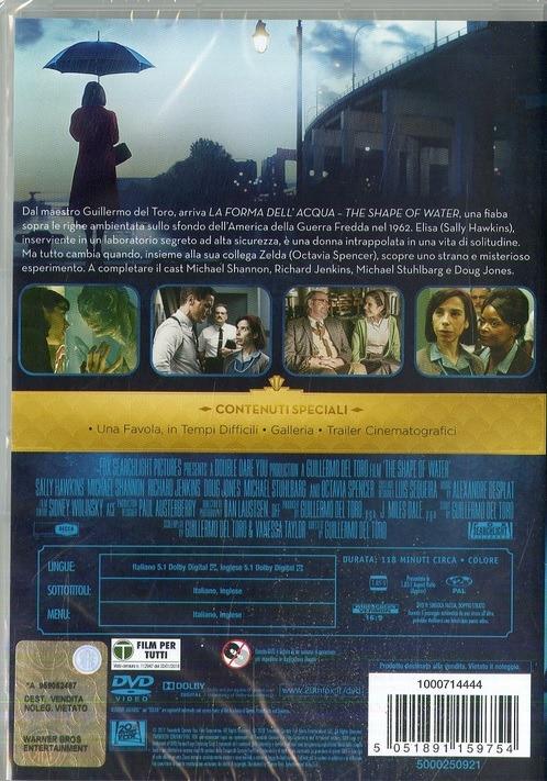 La forma dell'acqua. The Shape of Water (DVD) di Guillermo Del Toro - DVD - 3