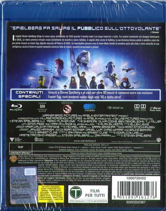 Ready Player One (Blu-ray) di Steven Spielberg - Blu-ray - 8