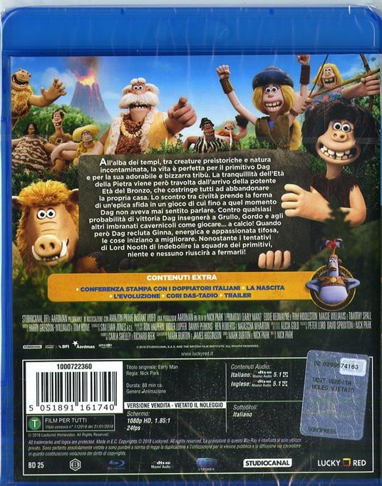 I primitivi. Tutta un'altra preistoria (Blu-ray) di Nick Park - Blu-ray - 2