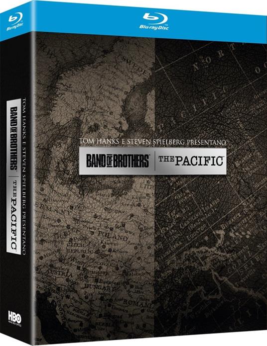 Band Of Brothers + The Pacific. Serie TV ita (Blu-ray) di Tom Hanks,David Franke - Blu-ray