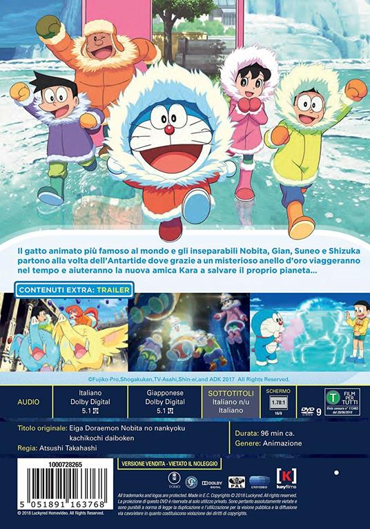 Doraemon. Nobita e la grande avventura in Antartide (DVD) di Atsushi Takahashi - DVD - 2