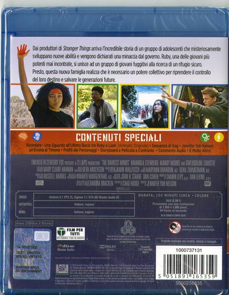 The Darkest Minds (Blu-ray) di Jennifer Yuh Nelson - Blu-ray - 2