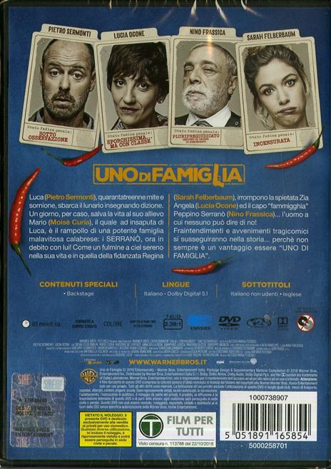 Uno di famiglia (DVD) di Alessio Maria Federici - DVD - 2