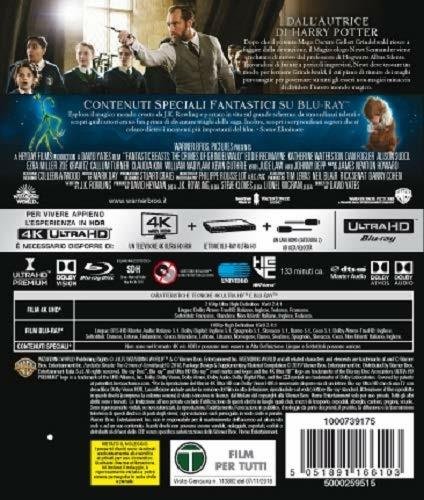 Animali fantastici: I crimini di Grindelwald (Blu-ray + Blu-ray Ultra HD 4K) di David Yates - Blu-ray + Blu-ray Ultra HD 4K - 2
