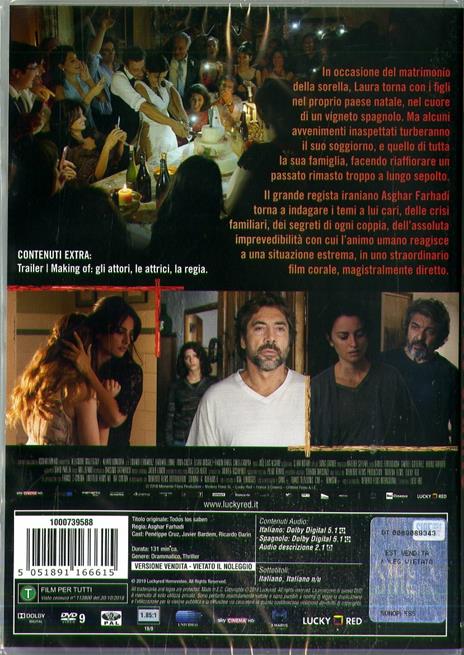 Tutti lo sanno (DVD) di Asghar Farhadi - DVD - 2