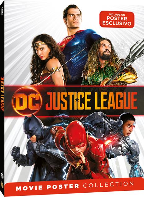Justice League. Movie Poster (DVD) di Zack Snyder - DVD