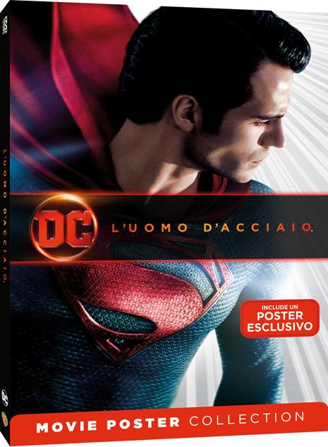 L' uomo d'acciaio. Movie Poster (DVD) di Zack Snyder - DVD