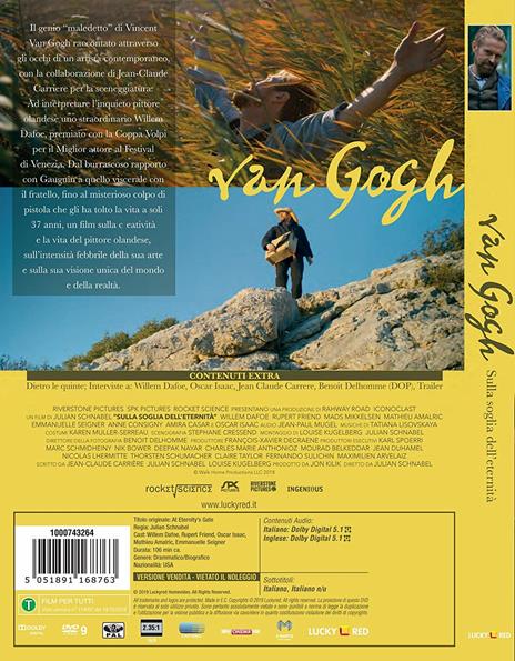 Van Gogh. Sulla soglia dell'eternità (DVD) di Julian Schnabel - DVD - 2
