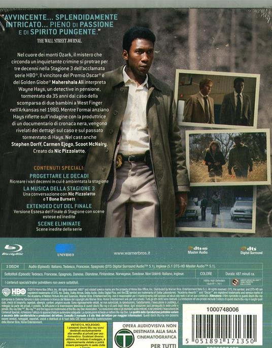 True Detective. Stagione 3. Serie TV ita (3 Blu-ray) di Nic Pizzolatto,Jeremy Saulnier,Daniel Sackeheim - Blu-ray - 2