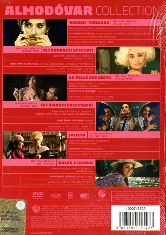 Pedro Almodovar Collection (6 DVD) di Pedro Almodóvar - 3
