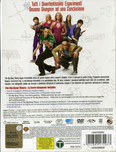 The Big Bang Theory. Serie completa. Stagioni 1-12. Serie TV ita (37 DVD) di Mark Cendrowski,Peter Chakos,Anthony Joseph Rich - DVD - 2