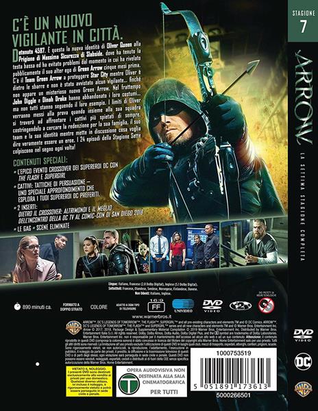 Arrow. Stagione 7. Serie TV ita (5 DVD) di James Bamford,Michael Schultz,Wendey Stanzler,Jesse Warn - DVD - 2