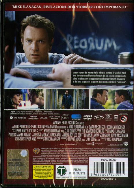 Doctor Sleep (DVD) di Mike Flanagan - DVD - 2