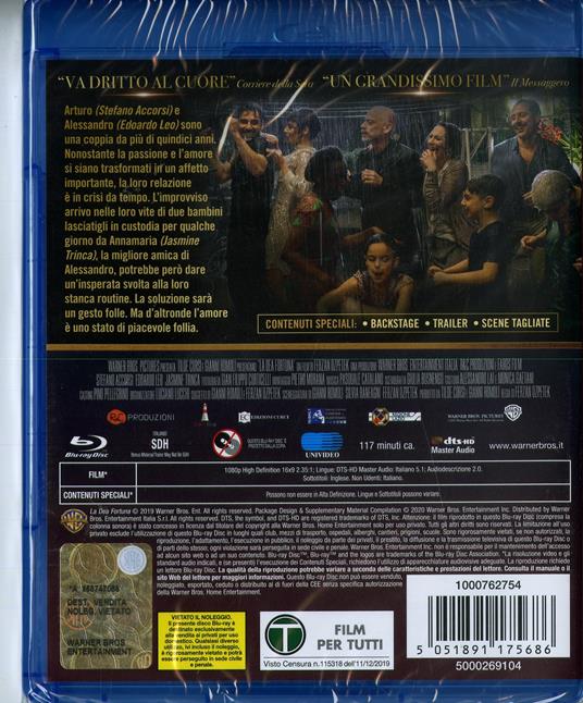 La dea fortuna (Blu-ray) di Ferzan Ozpetek - Blu-ray - 2