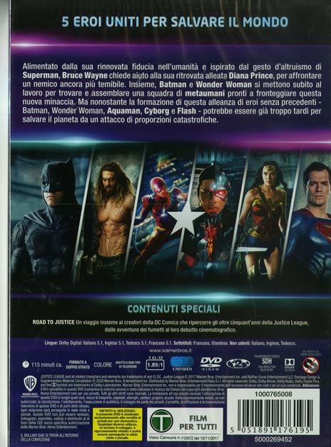 Justice League. Collezione DC Comics (DVD) di Zack Snyder - DVD - 2