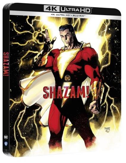 Shazam! Comic Art Steelbook (Blu-ray + Blu-ray Ultra HD 4K) - Blu-ray + Blu-ray Ultra HD 4K