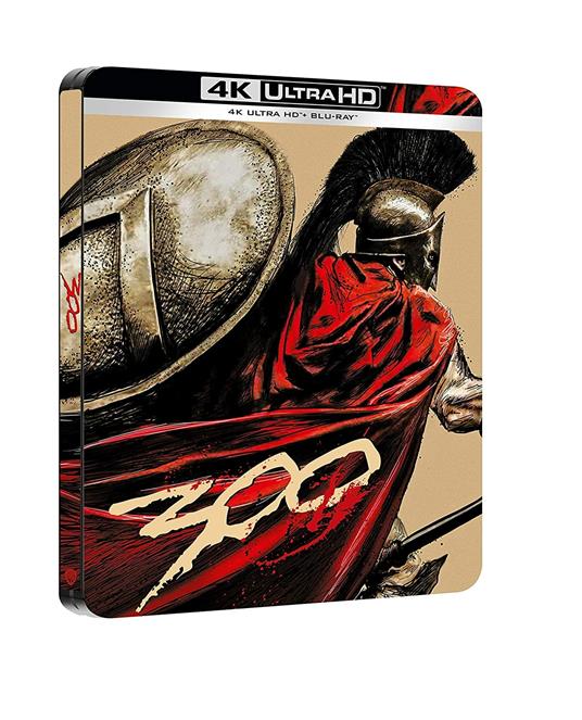 300. Con Steelbook (Blu-ray + Blu-ray Ultra HD 4K) di Zack Snyder - Blu-ray + Blu-ray Ultra HD 4K
