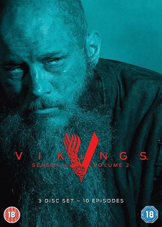 Vikings. Stagione 4. Vol.2 Serie TV ita (DVD) di Ken Girotti,Ciaran Donnelly,Johan Renck - DVD