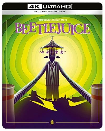 Beetlejuice. Spiritello porcello. Con Steelbook (Blu-ray + Blu-ray Ultra HD 4K) di Tim Burton - Blu-ray + Blu-ray Ultra HD 4K