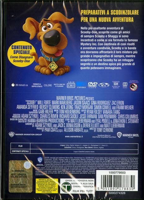 Scooby! Il film (DVD) di Tony Cervone - DVD - 2