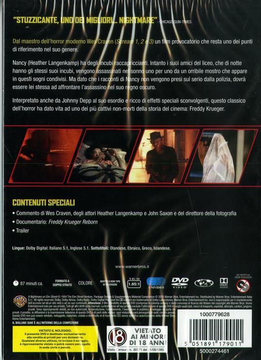 Nightmare. Dal profondo della notte. Collezione Horror (DVD) di Wes Craven - DVD - 2