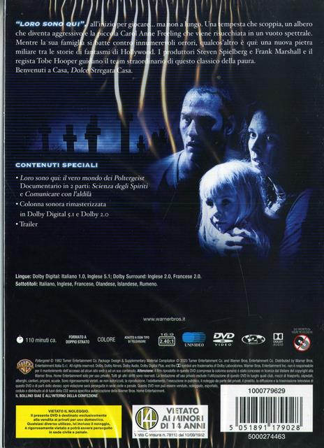 Poltergeist. Demoniache presenze. Collezione Horror (DVD) di Tobe Hooper - DVD - 2
