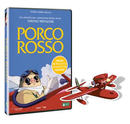 Porco rosso. Con magnete (DVD) di Hayao Miyazaki - DVD