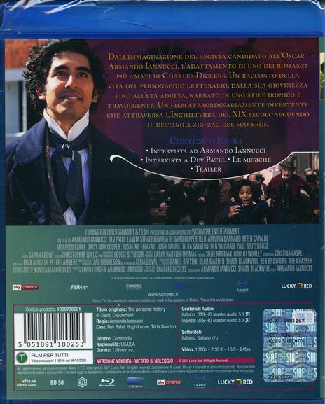 La vita straordinaria di David Copperfield (Blu-ray) di Armando Iannucci - Blu-ray - 2