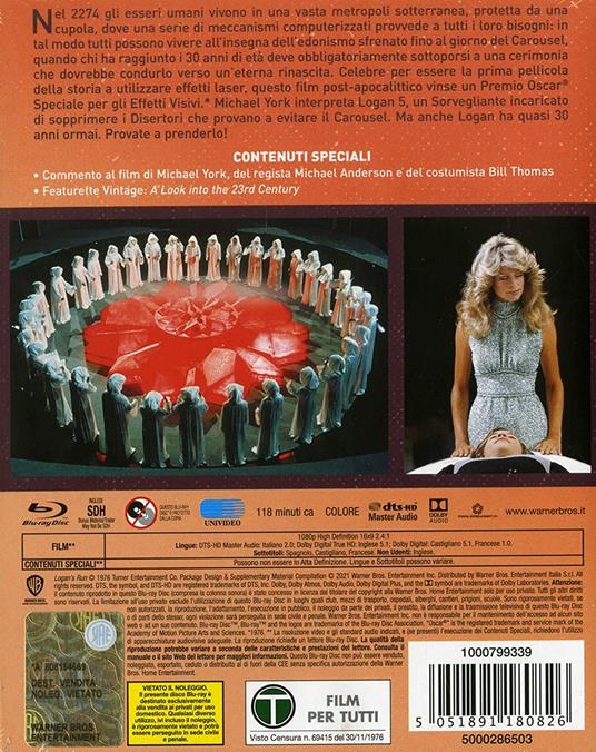 La fuga di Logan. Con Steelbook (Blu-ray) di Michael Anderson - Blu-ray - 3