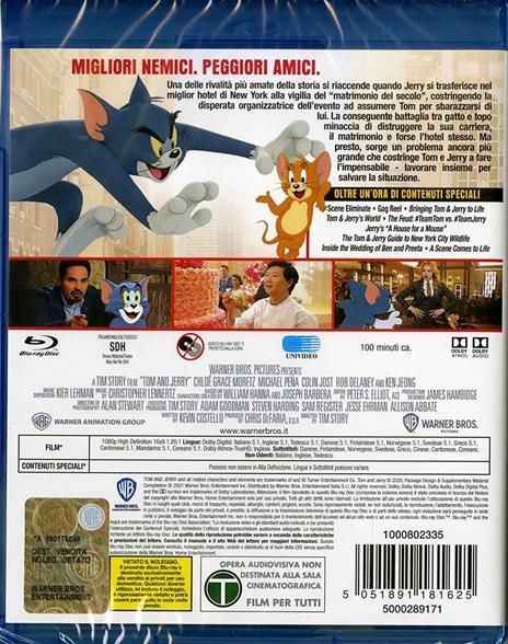 Tom & Jerry (Blu-ray) di Tim Story - Blu-ray - 2