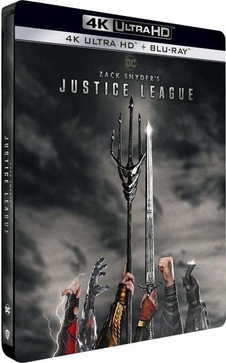 Zack Snyder's Justice League. Steelbook (Blu-ray + Blu-Ray Ultra HD 4K) di Zack Snyder - Blu-ray + Blu-ray Ultra HD 4K