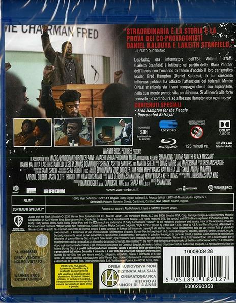 Judas and the Black Messiah (Blu-ray) di Shaka King - Blu-ray - 3